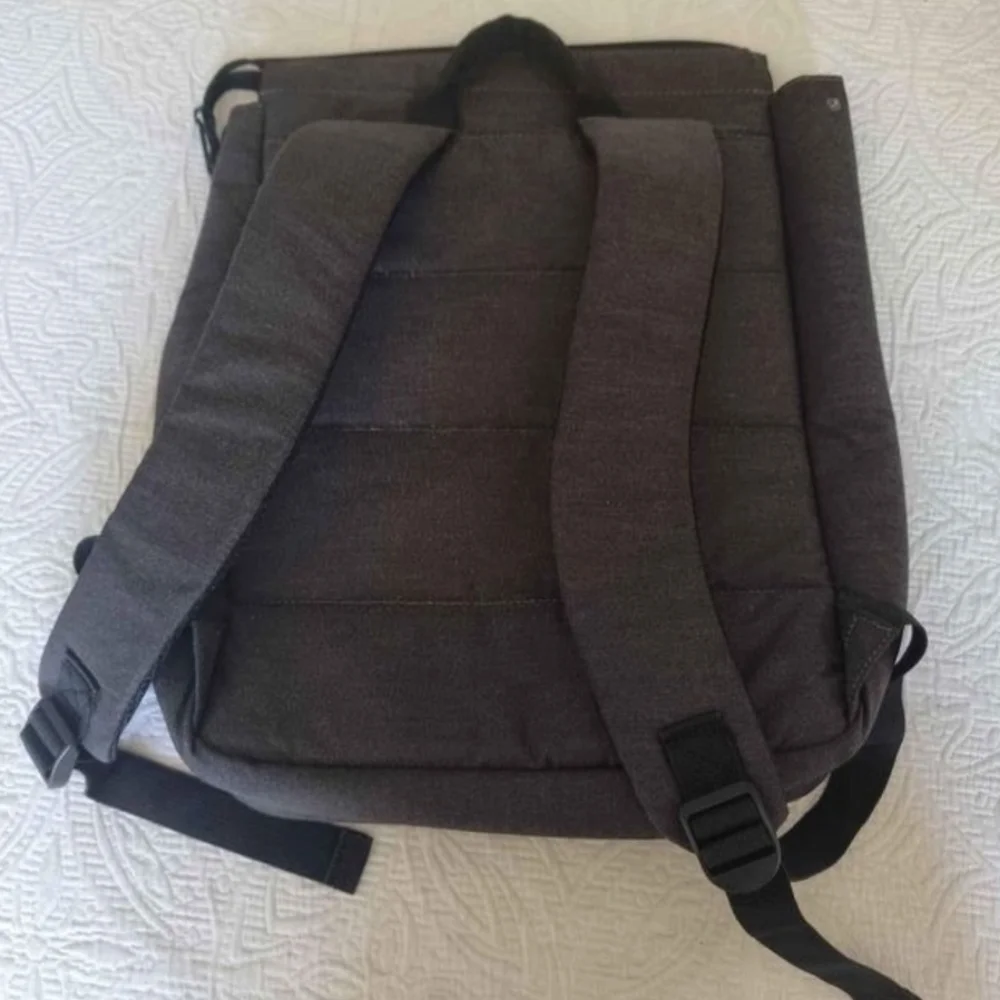 Mi gray laptop backpack